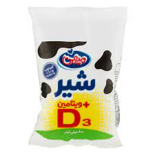شیر کم چرب d3 نایلونی میهن 800  سی سی