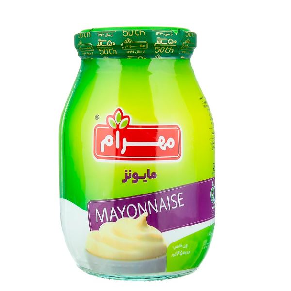سس مایونز شیشه مهرام 450  گرمی